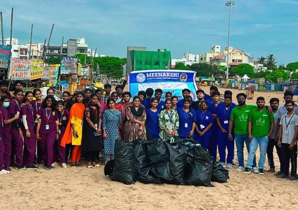 Students at a Clean to Green awareness workshop
