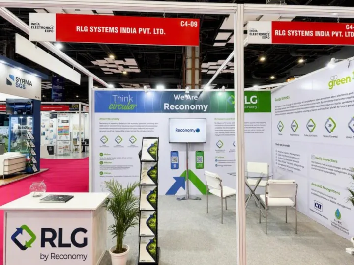 RLG India Showcases Circular Economy and ESG Solutions at India Electronics Expo
