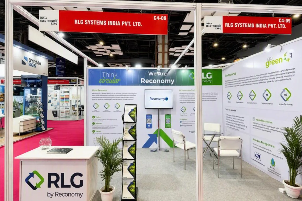 RLG India Showcases Circular Economy and ESG Solutions at India Electronics Expo